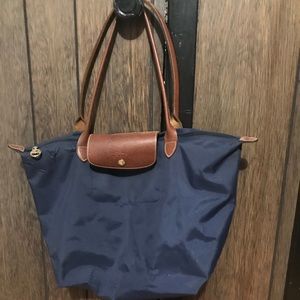 Navy Blue Large Longchamp tote